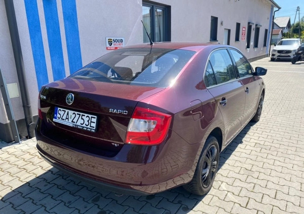 Skoda RAPID cena 26900 przebieg: 184450, rok produkcji 2013 z Szczecinek małe 596